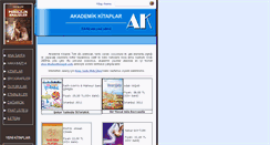 Desktop Screenshot of akademikkitaplar.com